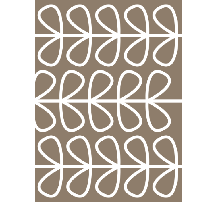 Papier peint géométrique motif boucle géométrique - TenStickers