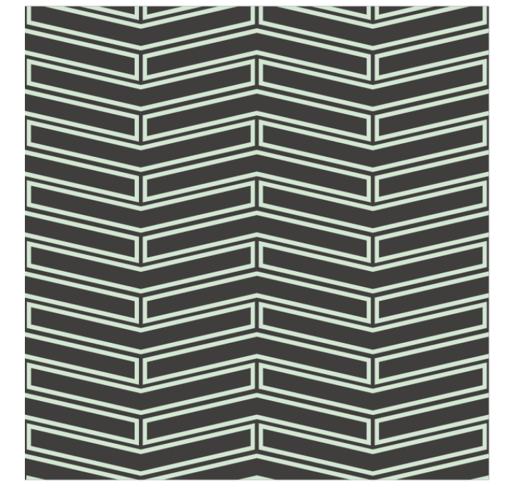 Papier peint géométrique lignes chevron - TenStickers