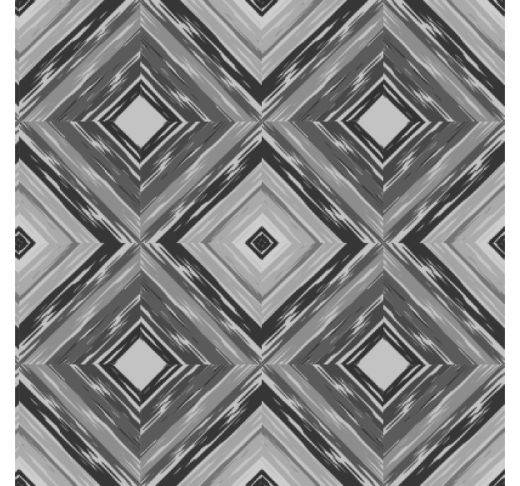 Papier peint géométrique illusion de diamant - TenStickers