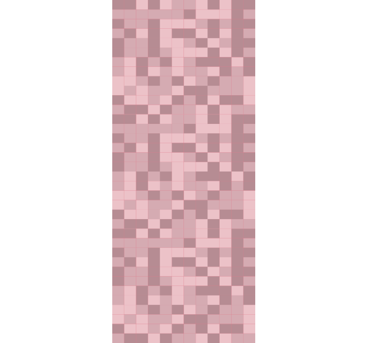Papier peint géométrique camouflage pixelisé - TenStickers