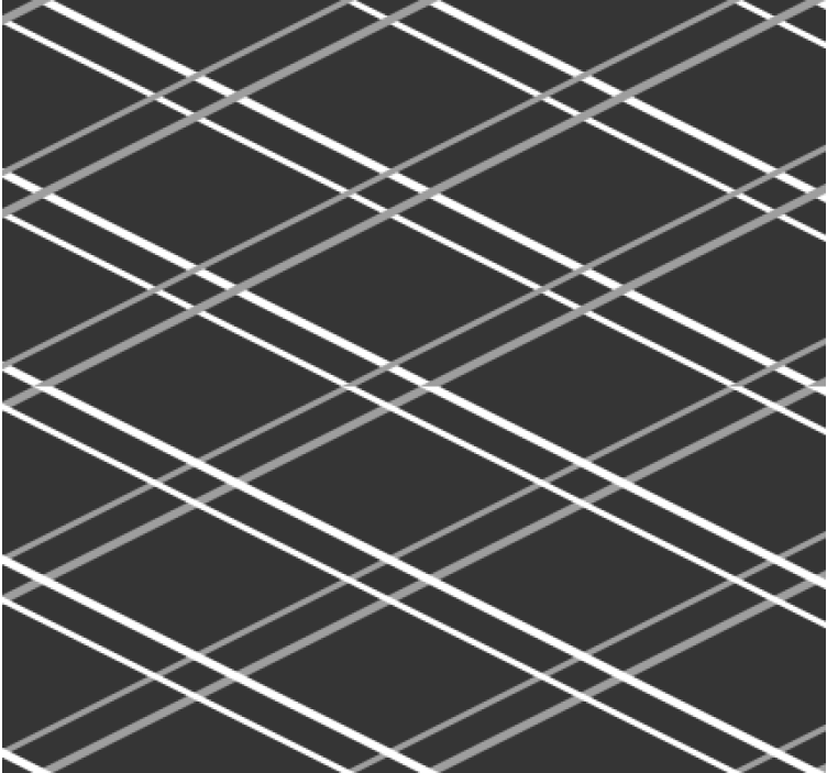 Papier peint géométrique motifs de lignes - TenStickers