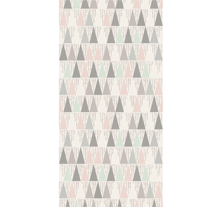 Papier peint géométrique triangulaire - TenStickers
