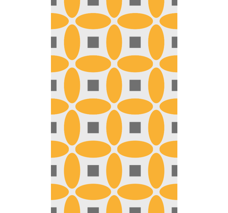 Papier peint géométrique cercles géométriques - TenStickers