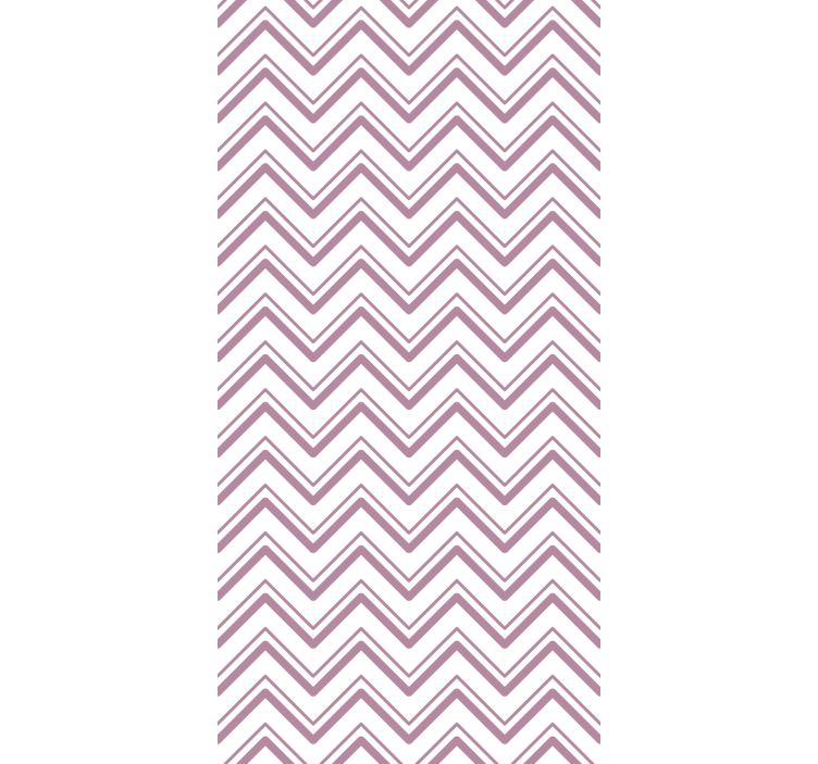Papier peint géométrique chevron zigzag concept - TenStickers