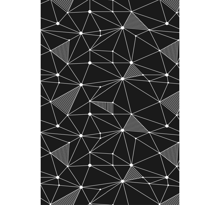 Papier peint géométrique formes géométriques audacieuses - TenStickers