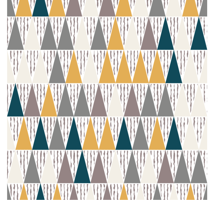 Papier peint géométrique segments de teintes triangulaires - TenStickers