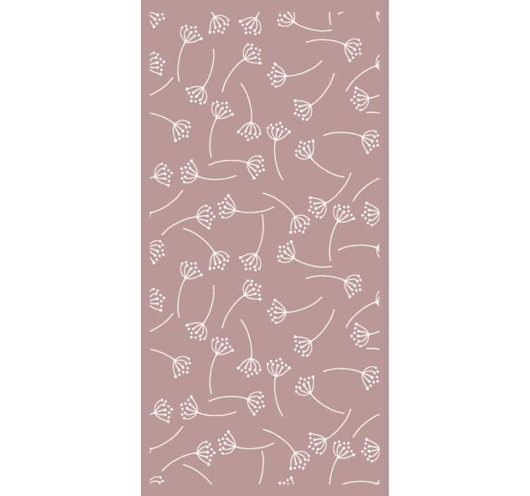 Papier peint nature motif floral doux - TenStickers