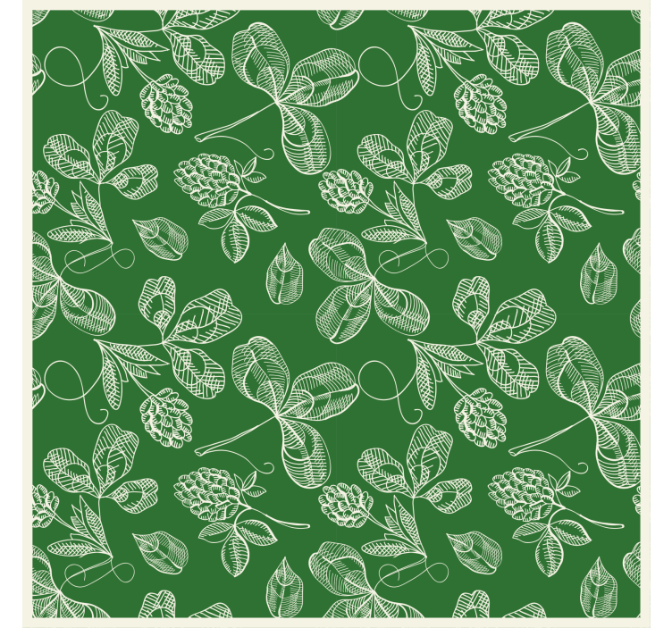 Papier peint nature motifs verts luxuriants - TenStickers