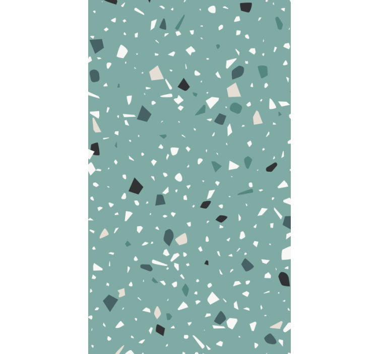 Papier peint autres textures aquamarine terrazzo - TenStickers