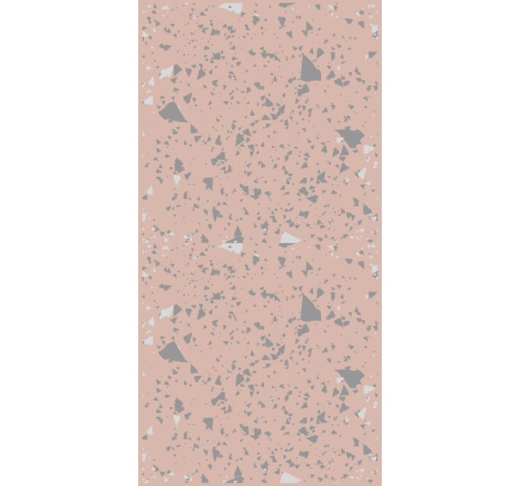 Papier peint autres textures rose et gris terrazzo - TenStickers