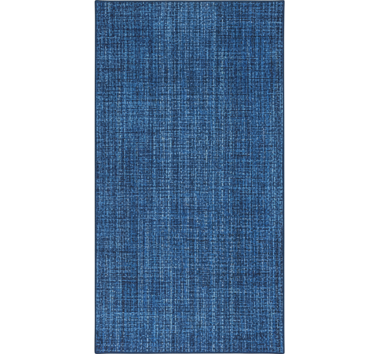 Papier peint autres textures effet tissu bleu - TenStickers