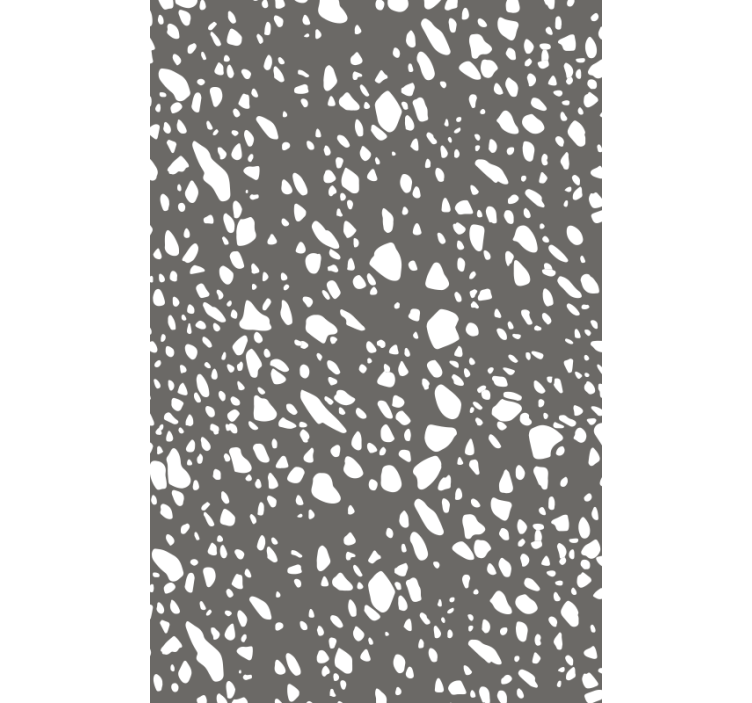 Papier peint autres textures terrazzo gris et blanc - TenStickers