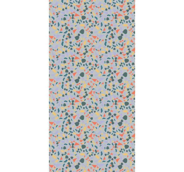 Papier peint marbre formes abstraites vibrantes - TenStickers