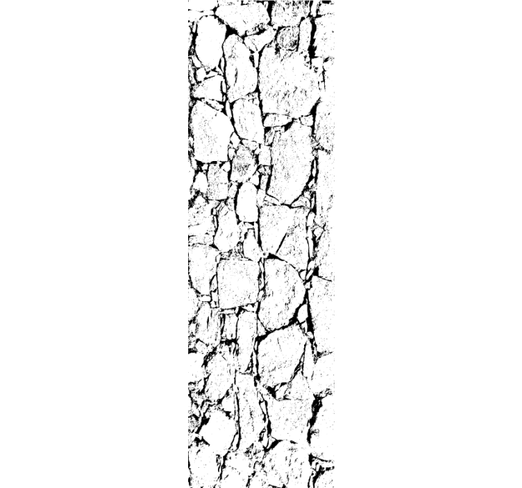 Papier peint marbre style gris fissuré - TenStickers