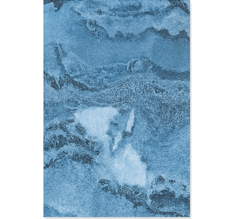 Papier peint marbre texture bleu profond - TenStickers