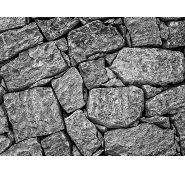 Papier peint imitation pierres texture de pierre irrégulière - TenStickers
