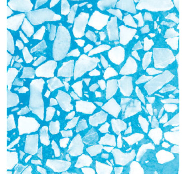Papier peint imitation pierres mosaïque azur chill - TenStickers