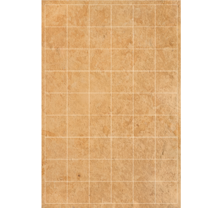 Papier peint carrelage carrés beige clair - TenStickers