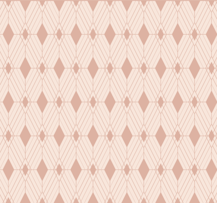 Papier peint carrelage diamants pastel art déco - TenStickers