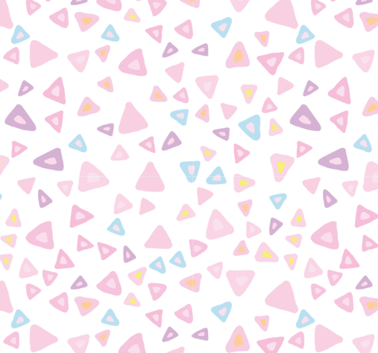 Papier peint carrelage motif pastel kawaii - TenStickers