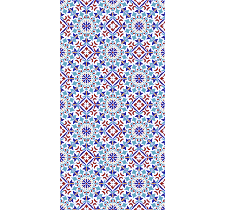 Papier peint carrelage motif céramique - TenStickers