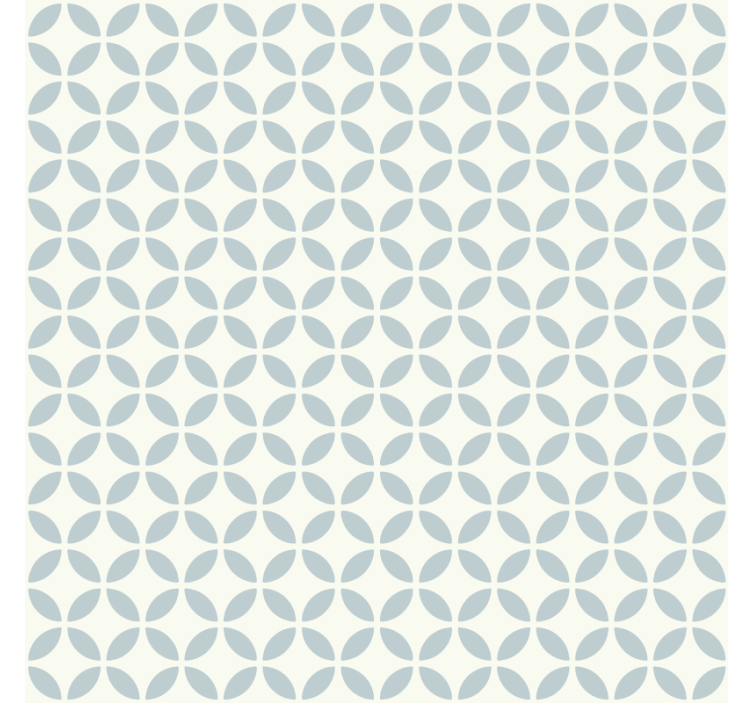 Papier peint carrelage motif circulaire - TenStickers