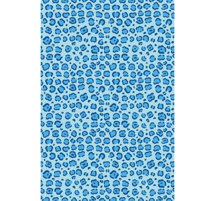 Papier peint chambre enfant motif à pois bleus - TenStickers