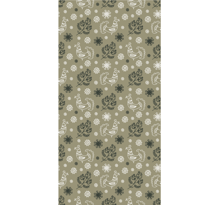 Papier peint chambre enfant motifs d'oiseaux charmants - TenStickers