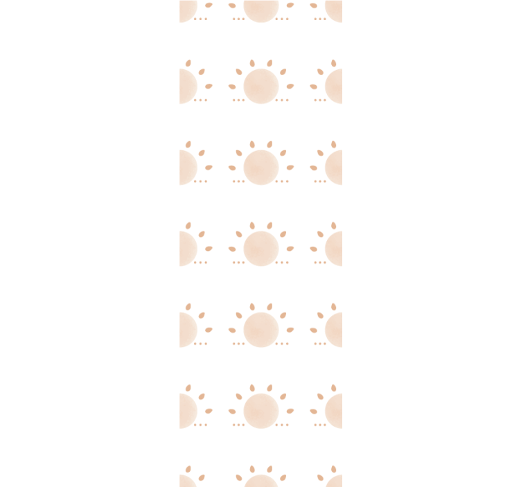 Papier peint scandinave soleil minimaliste abstrait - TenStickers