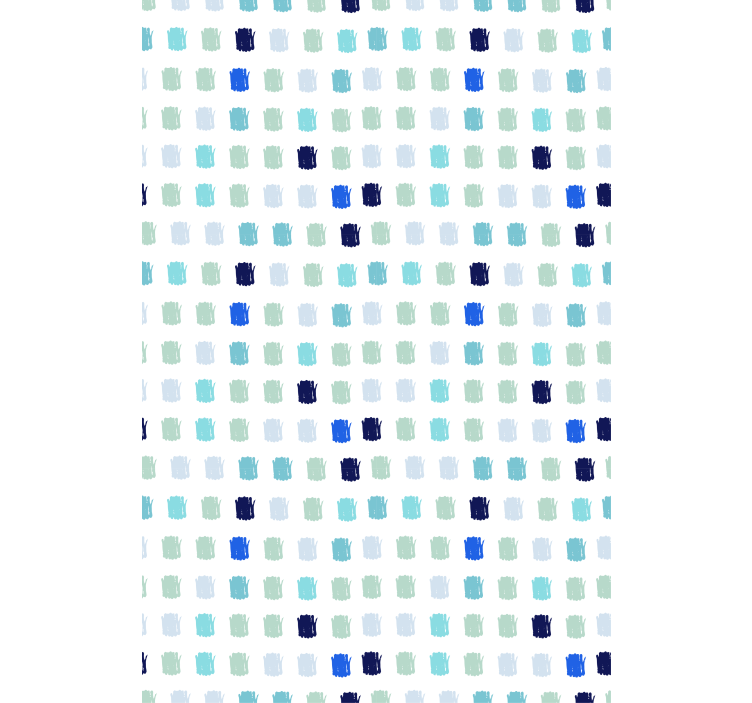 Papier peint scandinave coups de pinceau bleus - TenStickers