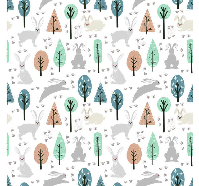 Papier peint scandinave faune de la forêt nordique - TenStickers