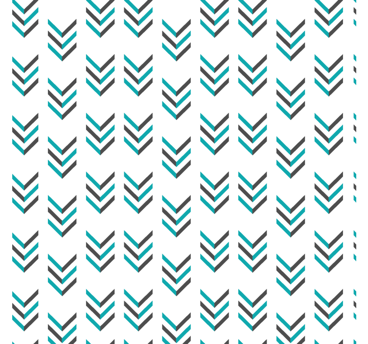 Papier peint scandinave flèches bleues - TenStickers