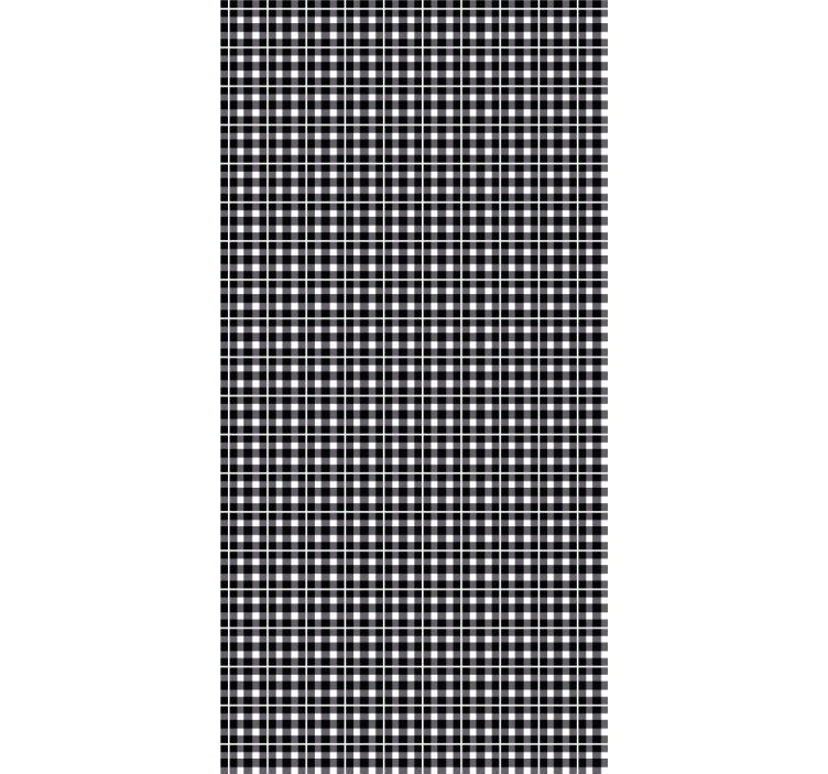 Papier peint motif carreaux classiques - TenStickers