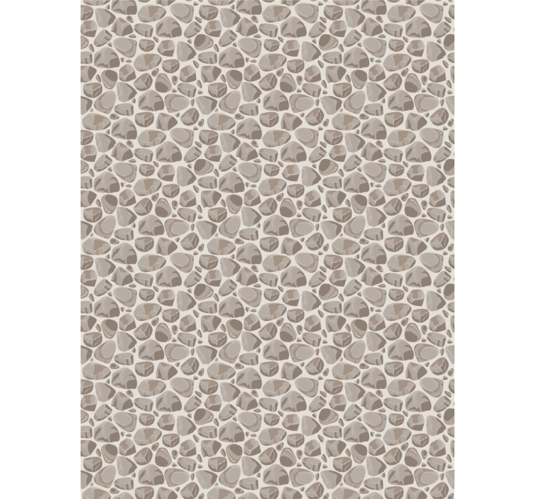 Papier peint motif galets en pierre - TenStickers