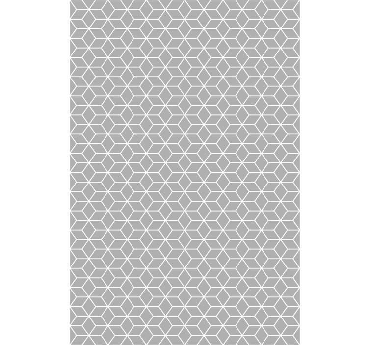 Papier peint motif hexagonal gris - TenStickers