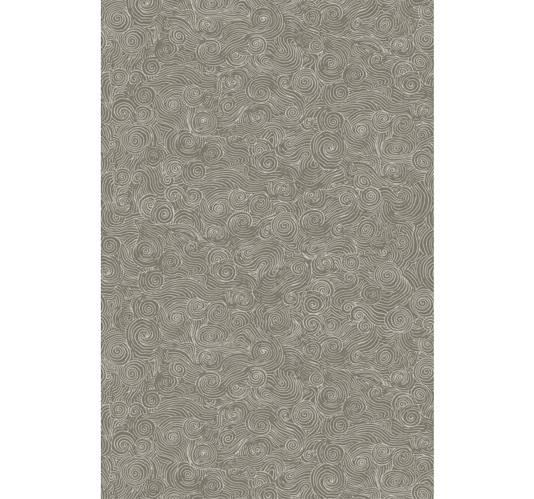 Papier peint motif lignes tourbillonnantes - TenStickers