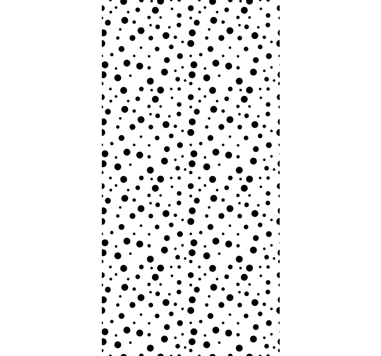 Papier peint motif à pois audacieux - TenStickers