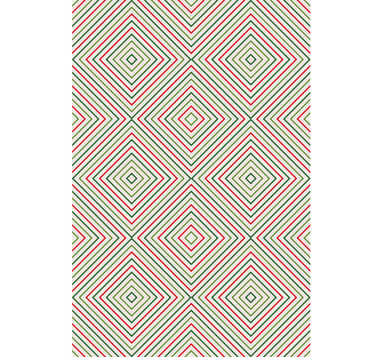 Papier peint motif formes géométriques stylisées - TenStickers