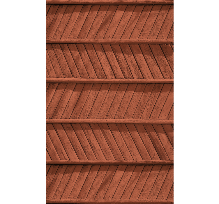 Papier peint motif chevrons en bois - TenStickers