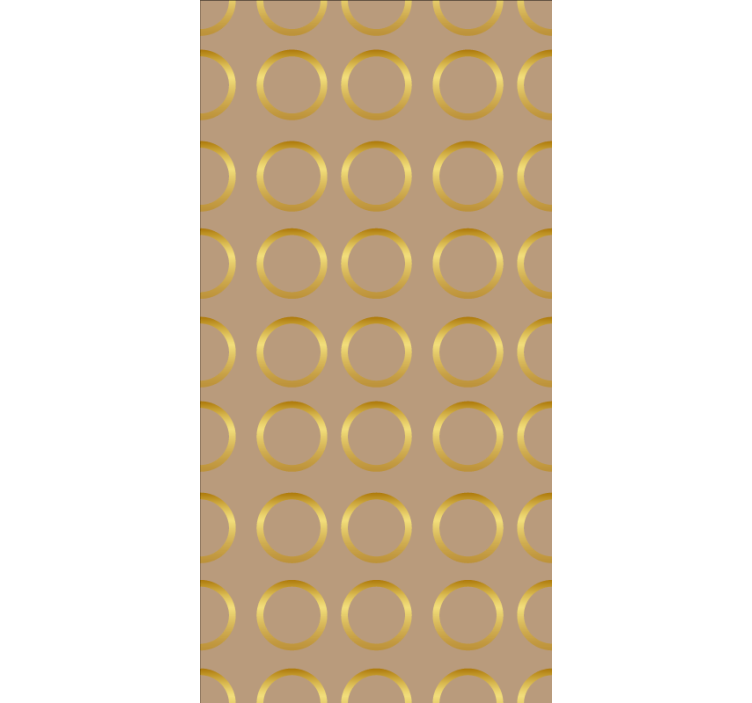 Papier peint motif cercle géométrique - TenStickers