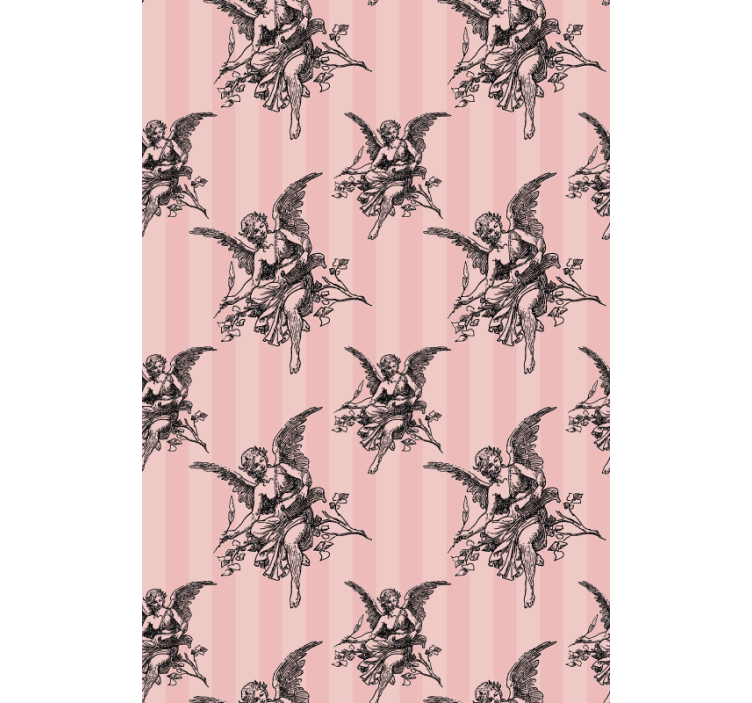Papier peint classique design toile de jouy - TenStickers