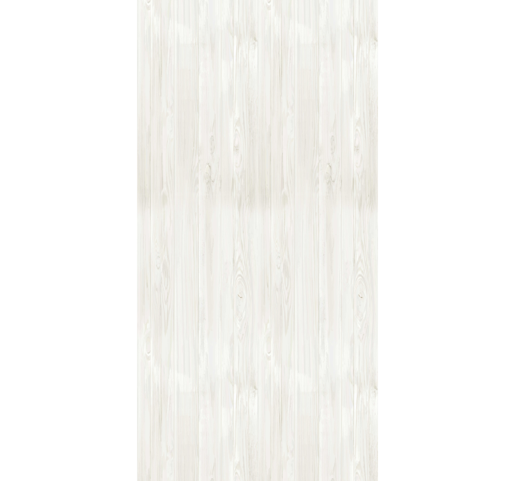 Papier peint rustique bois blanc - TenStickers