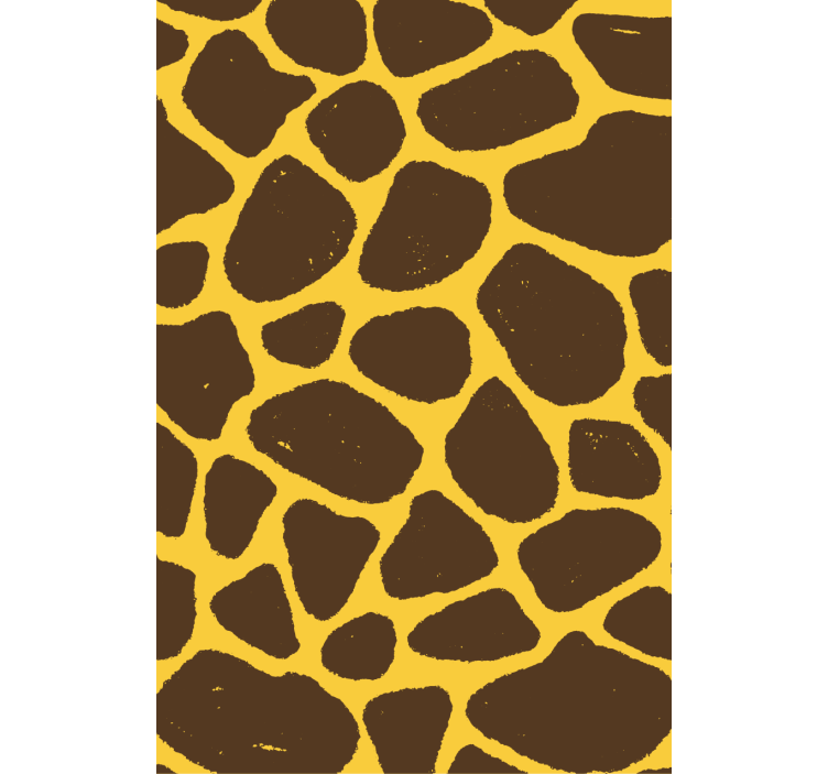 Papier peint salon motif girafe - TenStickers