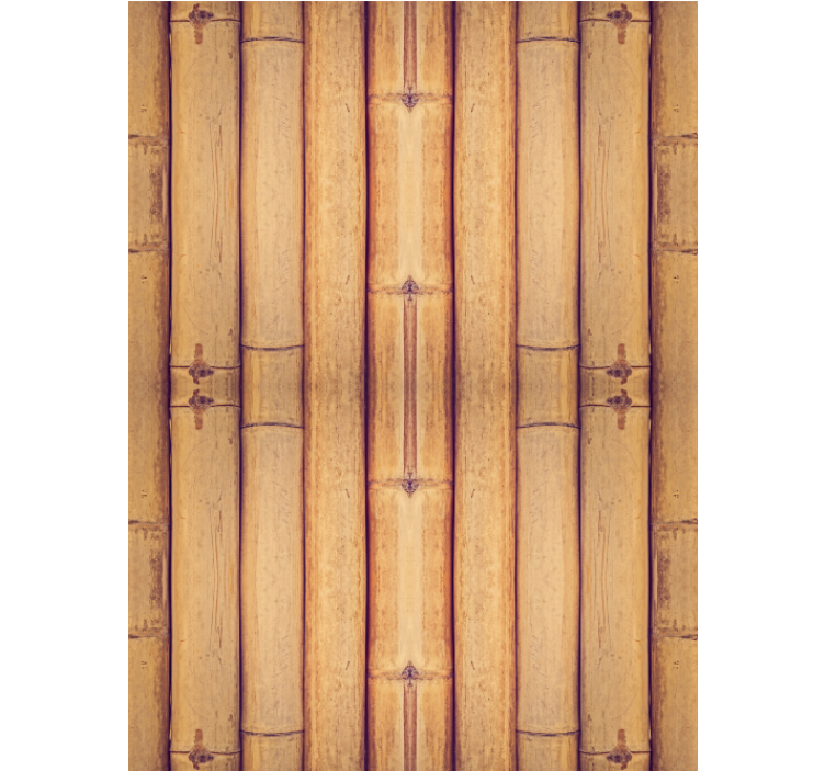 Papier peint salon effet texture bois bambou - TenStickers