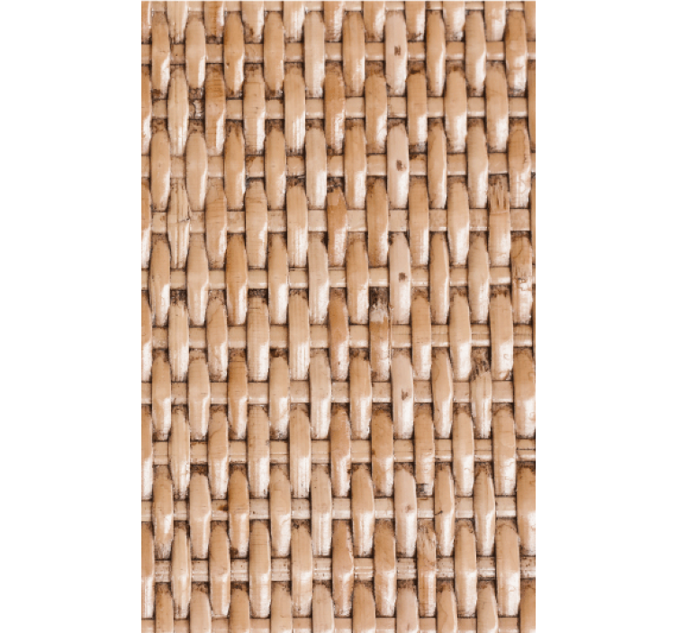 Papier peint salon imitation fibre naturelle classique - TenStickers