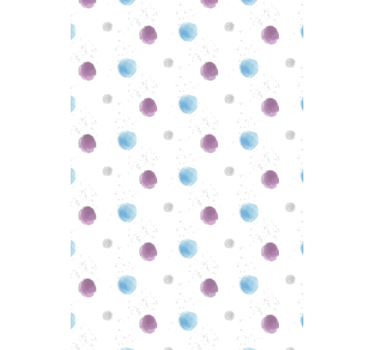 Papier peint salon cercles colorés vibrants - TenStickers