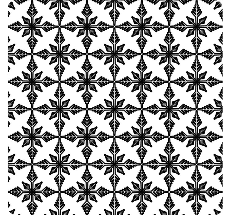 Papier peint carrelage carreaux noirs et blancs antiques - TenStickers