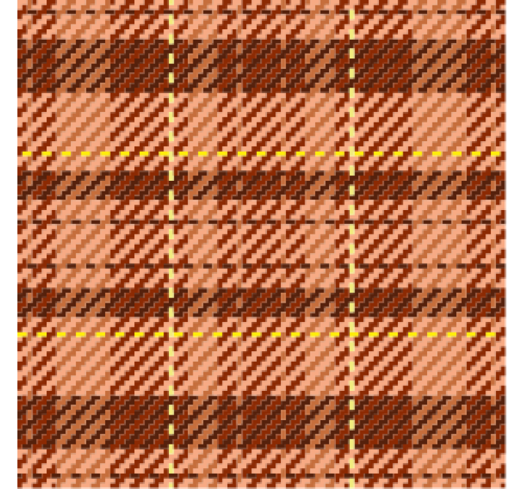 Papier peint vintage motif carré des années 70 - TenStickers
