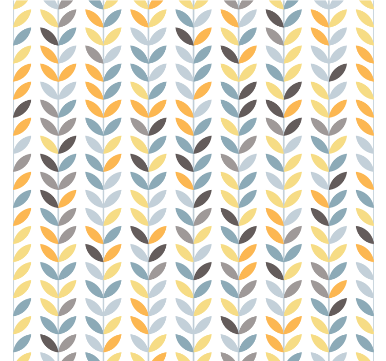 Papier peint scandinave motifs nordiques - TenStickers