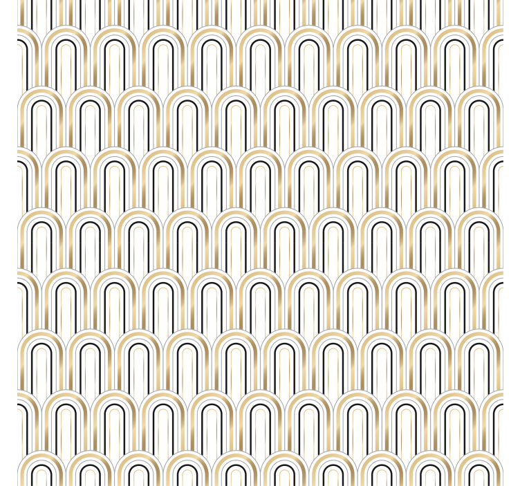 Papier peint géométrique figures géométriques art deco - TenStickers